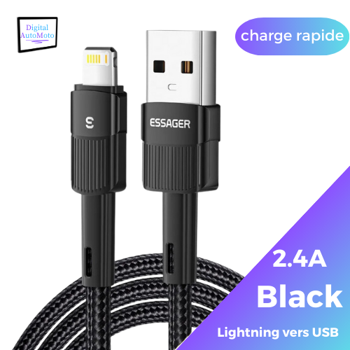 Chargeur iPhone vers USB