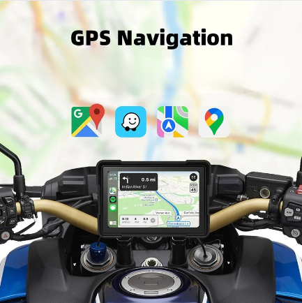 Écran CarPlay Étanche Moto 5" Universel