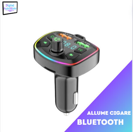 Allume Cigare Bluetooth avec Double Port USB