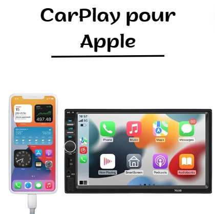 CarPlay/Android Auto Universel Encastrable